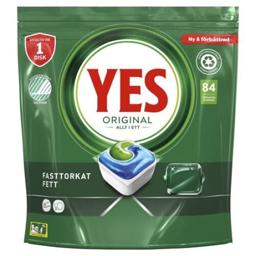 Maskindisktabletter Yes  84 tabletter